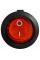 Купить Переключатель клавишный (KCD1-5-101N) c подсветкой 220V (N) ON-OFF 3 Pin Красный Черный Магазин радиоэлектроники и радиодеталей RELCOMA, радиорынок каталог Киев, Украина