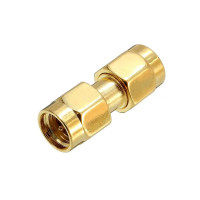 Купити Перехідник SMA standard (male), з'єднувач штекер - штекер, gold, корпус металевий, латунь Магазин радіоелектроніки та радіодеталей RELCOMA, радіоринок каталог Київ, Україна