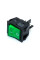 Купить Переключатель клавишный KCD4, 30A, с фиксацией, c подсветкой 220V, ON-OFF, 4PIN, Зеленый, Черный Магазин радиоэлектроники и радиодеталей RELCOMA, радиорынок каталог Киев, Украина
