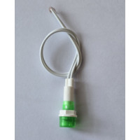 Купити Неонова індикація 220V,  XDN1-C-LED L=150mm, в корпусі, 10mm, з проводом, Зелений Магазин радіоелектроніки та радіодеталей RELCOMA, радіоринок каталог Київ, Україна