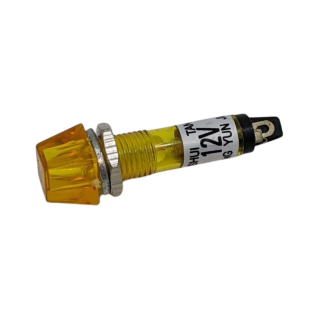 Купить Неоновая индикация 12V, в пластиковом корпусе, 8mm, квадратная,  Желтый Магазин радиоэлектроники и радиодеталей RELCOMA, радиорынок каталог Киев, Украина