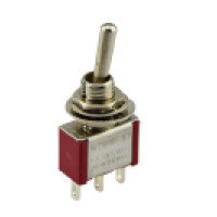 Купити Тумблер (SMTS-102), з фіксацією, ON-ON, 3PIN, Червоний Магазин радіоелектроніки та радіодеталей RELCOMA, радіоринок каталог Київ, Україна