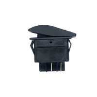 Купить Переключатель клавишный (DR-A11313AR) с фиксацией c подсветкой 12V ON-OFF Красный, Черный Магазин радиоэлектроники и радиодеталей RELCOMA, радиорынок каталог Киев, Украина
