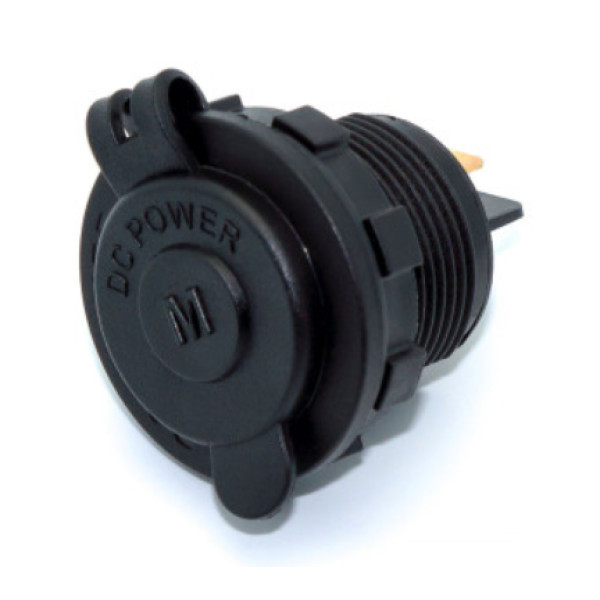 Купить Гнездо прикуривателя EURO DS5015, с крышкой, 20A, 12V/24V, IP65, диаметр 29мм Магазин радиоэлектроники и радиодеталей RELCOMA, радиорынок каталог Киев, Украина