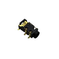 Купить Гнездо 3.5mm, 4 контакта, пластик, монтажное, 5pin Магазин радиоэлектроники и радиодеталей RELCOMA, радиорынок каталог Киев, Украина