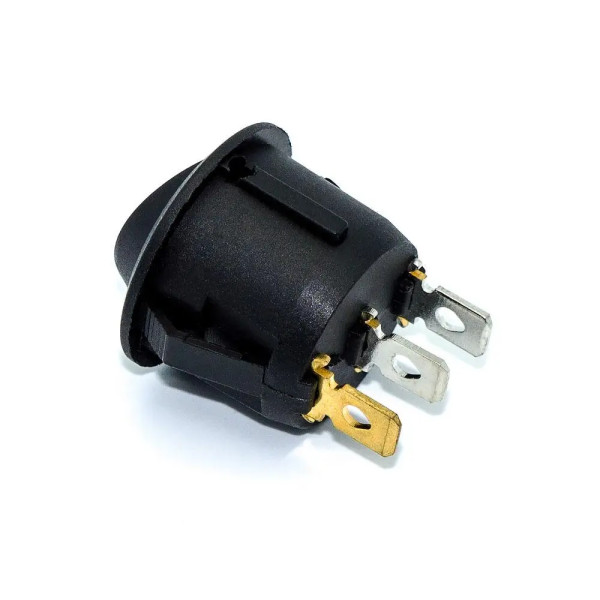 Купити Перемикач клавіатури KCD1-5-101EN з фіксацією c індикатором 12V ON-OFF 3 Pin, Червоний, Чорний, 12V Магазин радіоелектроніки та радіодеталей RELCOMA, радіоринок каталог Київ, Україна