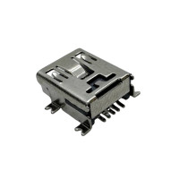 Купити Гніздо mini USB 5pin монтажне Магазин радіоелектроніки та радіодеталей RELCOMA, радіоринок каталог Київ, Україна
