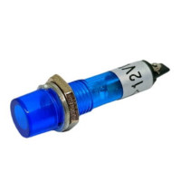 Купити Неонова індикація 12V, у пластиковому корпусі, 8mm, Синій Магазин радіоелектроніки та радіодеталей RELCOMA, радіоринок каталог Київ, Україна