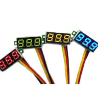 Купити Цифровий вольтметр, DC 0-100V, 30*11.7*9.2mm, Зелений Магазин радіоелектроніки та радіодеталей RELCOMA, радіоринок каталог Київ, Україна