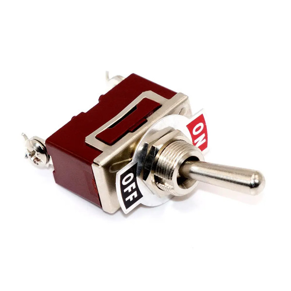 Купити Тумблер (KN3C-101), з фіксацією, 15А, 250V, ON-OFF, 2PIN (гвинти) Магазин радіоелектроніки та радіодеталей RELCOMA, радіоринок каталог Київ, Україна