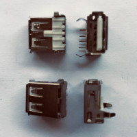 Купити Гніздо USB A монтажне кутове Магазин радіоелектроніки та радіодеталей RELCOMA, радіоринок каталог Київ, Україна