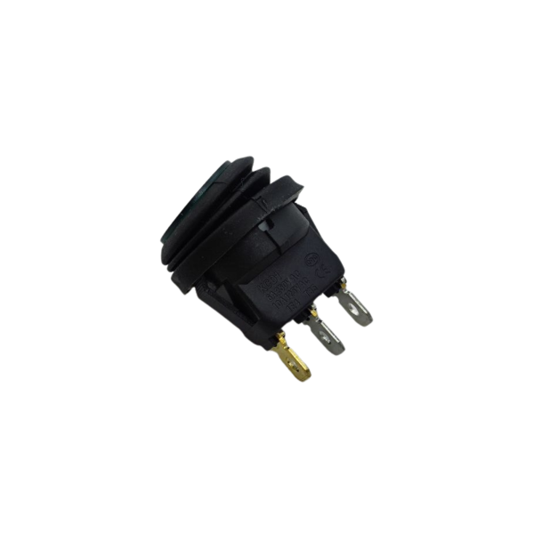 Купить Переключатель KCD1-8-101NW, с фиксацией, c подсветкой 220V, ON-OFF, Влагозащитный IP65, Зеленый Магазин радиоэлектроники и радиодеталей RELCOMA, радиорынок каталог Киев, Украина