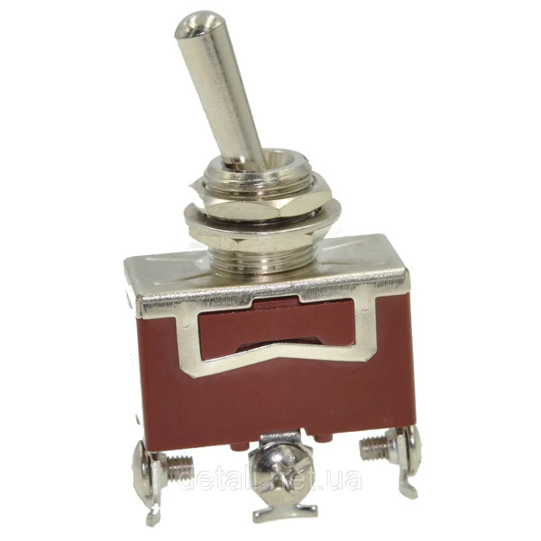 Купити Тумблер (KN3C-102), з фіксацією, 15А, 250V, ON-ON, 3PIN (гвинти) Магазин радіоелектроніки та радіодеталей RELCOMA, радіоринок каталог Київ, Україна