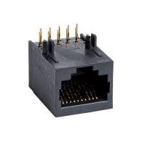 Купить гнездо телефонное пласт. монтажное 8P8C (RJ-45), крепеж горизонтальный Магазин радиоэлектроники и радиодеталей RELCOMA, радиорынок каталог Киев, Украина