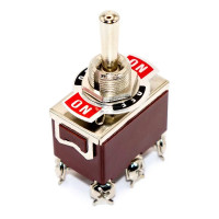 Купити Тумблер (KN3C-223), без фіксації, 15А, 250V, (ON)-OFF-(ON), 6PIN (гвинти) Магазин радіоелектроніки та радіодеталей RELCOMA, радіоринок каталог Київ, Україна