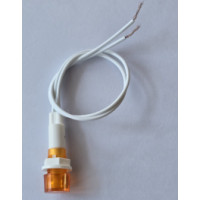 Купити Неонова індикація 220V, XDN1-C-LED L=150mm, в корпусі, 10mm, з проводом, Жовтий Магазин радіоелектроніки та радіодеталей RELCOMA, радіоринок каталог Київ, Україна