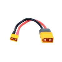 Купити Перехідник XT60H male - XT30 male з кабелем 10см 16AWG Магазин радіоелектроніки та радіодеталей RELCOMA, радіоринок каталог Київ, Україна