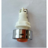 Купити Неонова індикація 220V, з відбивачем, на гвинтах, в корпусі, 12mm, Жовтий Магазин радіоелектроніки та радіодеталей RELCOMA, радіоринок каталог Київ, Україна