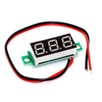 Купити Цифровий вольтметр, DC 2.4-30V, 30*11.7*9.2mm, Червоний Магазин радіоелектроніки та радіодеталей RELCOMA, радіоринок каталог Київ, Україна