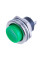 Купить Кнопка (DS-212), без фиксации, круглая, без подсветки, OFF-(ON), 2PIN, Зеленый, Серебристый Магазин радиоэлектроники и радиодеталей RELCOMA, радиорынок каталог Киев, Украина