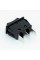 Купить Переключатель клавишный KCD3-4-123 без подсветки, (ON)-OFF-(ON) 3 Pin, Черный, Черный возвратный Магазин радиоэлектроники и радиодеталей RELCOMA, радиорынок каталог Киев, Украина
