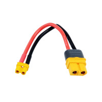 Купити Перехідник XT60H female - XT30 female з кабелем 10см 16AWG Магазин радіоелектроніки та радіодеталей RELCOMA, радіоринок каталог Київ, Україна