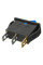Купить Переключатель клавишный KCD3-101N с фиксацией c подсветкой 12V ON-OFF Синий, Черный Магазин радиоэлектроники и радиодеталей RELCOMA, радиорынок каталог Киев, Украина