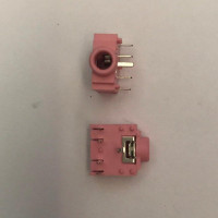 Купити Гніздо 3,5 стереопластик. монтажне 5pin рожевий Магазин радіоелектроніки та радіодеталей RELCOMA, радіоринок каталог Київ, Україна