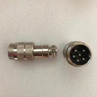 Купити Штекер GX16 на кабель метал 6PIN d=16mm Магазин радіоелектроніки та радіодеталей RELCOMA, радіоринок каталог Київ, Україна