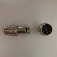 Купити Штекер GX16 на кабель метал 8PIN d=16mm Магазин радіоелектроніки та радіодеталей RELCOMA, радіоринок каталог Київ, Україна