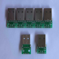 Купить Модуль USB-AM PCB штекер на плате Магазин радиоэлектроники и радиодеталей RELCOMA, радиорынок каталог Киев, Украина