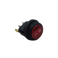 Купити Перемикач KCD1-8-101NW з фіксацією c підсвічуванням 220V ON-OFF, вологазахисний IP65, 3PIN, Червоний Магазин радіоелектроніки та радіодеталей RELCOMA, радіоринок каталог Київ, Україна
