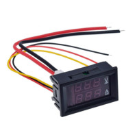Купити Цифровий вольтметр 100V (Червоний) та Амперметр 30А (Синій),  48*29*16mm Магазин радіоелектроніки та радіодеталей RELCOMA, радіоринок каталог Київ, Україна