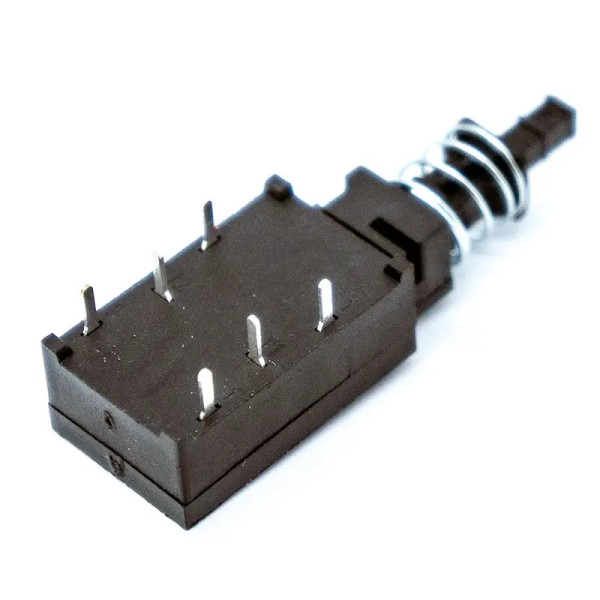 Купити Кнопка ПКН з фіксацією, JD01 (PWL-2P2T), 220V, 6A, 6PIN, на витяжку Магазин радіоелектроніки та радіодеталей RELCOMA, радіоринок каталог Київ, Україна