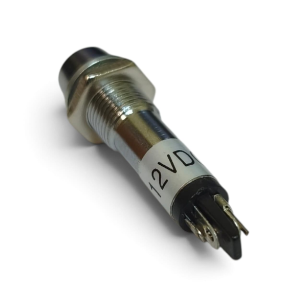 Купити Неонова індикація 12V у залізному корпусі (XD22-8) 8mm, Зелений Магазин радіоелектроніки та радіодеталей RELCOMA, радіоринок каталог Київ, Україна