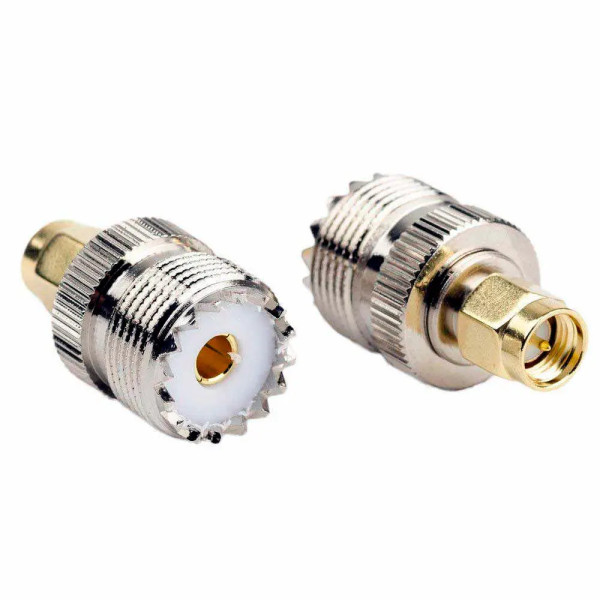 Купити Перехідник SMA – UHF, штекер SMA standard - гніздо UHF (SO239), корпус латунь Магазин радіоелектроніки та радіодеталей RELCOMA, радіоринок каталог Київ, Україна
