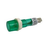 Купити Неонова індикація 220V, в корпусі (XD10-3), 10mm, Зелений Магазин радіоелектроніки та радіодеталей RELCOMA, радіоринок каталог Київ, Україна