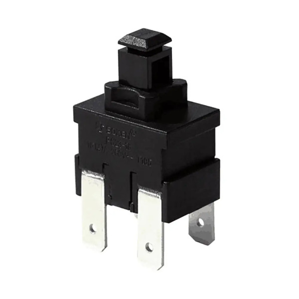 Купити Кнопка для пилососа, PS23-16-2D, з фіксацією, 220V, 12A, 4PIN Магазин радіоелектроніки та радіодеталей RELCOMA, радіоринок каталог Київ, Україна