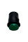 Купить Кнопка (R16-503BD-K), без фиксации, круглая c подсветкой 2,4V, 3А, 250VAC,  4PIN, Зеленый, Черный Магазин радиоэлектроники и радиодеталей RELCOMA, радиорынок каталог Киев, Украина