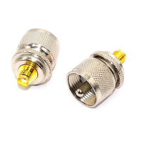 Купити Перехідник UHF - SMA, штекер UHF (PL259) (male) гніздо SMA standard (female), корпус латунь Магазин радіоелектроніки та радіодеталей RELCOMA, радіоринок каталог Київ, Україна