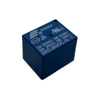 Купити Реле SRD-09VDC, 10А, 9V, Синій, 5PIN Магазин радіоелектроніки та радіодеталей RELCOMA, радіоринок каталог Київ, Україна