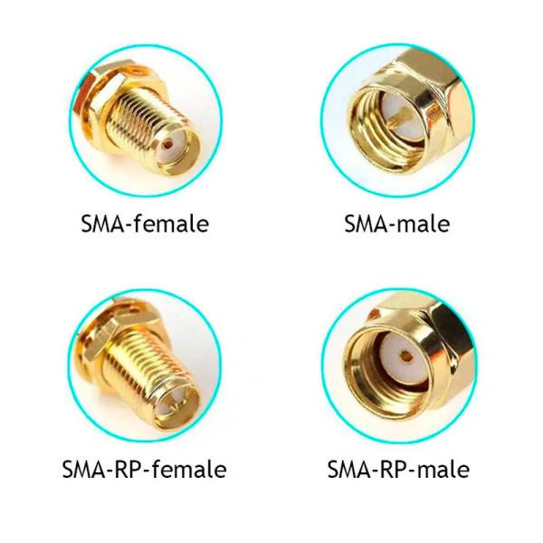 Купити Роз'єм SMA, гніздо SMA-RP (female), реверсне обтискне на кабель RG-58, gold Магазин радіоелектроніки та радіодеталей RELCOMA, радіоринок каталог Київ, Україна