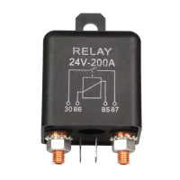 Купить Реле пусковое 200А 24V 220 ohm Магазин радиоэлектроники и радиодеталей RELCOMA, радиорынок каталог Киев, Украина
