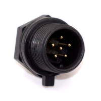 Купить Розъем герметичный LLT-M14 (male) IP68, штекер 14мм монтажный, 6PIN, Черный Магазин радиоэлектроники и радиодеталей RELCOMA, радиорынок каталог Киев, Украина