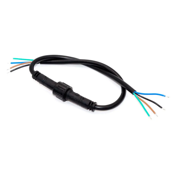 Купить Комплект геметичных разъемов M10, 4PIN, IP67, с кабелем Магазин радиоэлектроники и радиодеталей RELCOMA, радиорынок каталог Киев, Украина