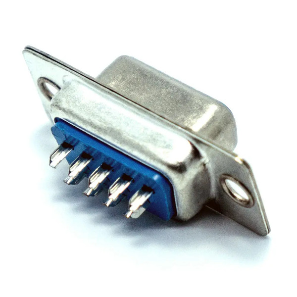 Купить Разъём компьютерный, гнездо DB-9F, 9pin (female) монтажное, пайка на кабель Магазин радиоэлектроники и радиодеталей RELCOMA, радиорынок каталог Киев, Украина
