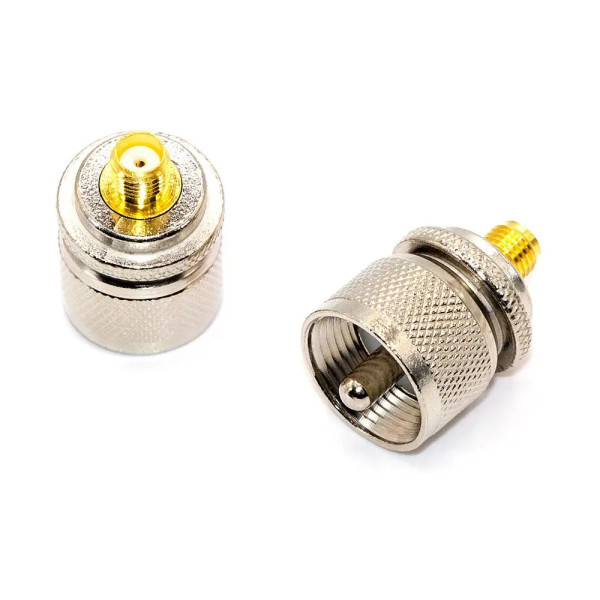 Купити Перехідник UHF - SMA, штекер UHF (PL259) (male) гніздо SMA standard (female), корпус латунь Магазин радіоелектроніки та радіодеталей RELCOMA, радіоринок каталог Київ, Україна