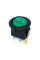 Купить Переключатель клавишный KCD1-8-101N c подсветкой 220V ON-OFF 3 Pin, Зеленый, Черный Магазин радиоэлектроники и радиодеталей RELCOMA, радиорынок каталог Киев, Украина