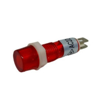 Купить Неоновая индикация 220V, в корпусе (XD10-3), 10mm, Красный Магазин радиоэлектроники и радиодеталей RELCOMA, радиорынок каталог Киев, Украина