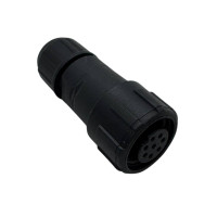 Купити Роз'єм герметичний LLT-M14 (female), IP68, гніздо 14мм, 8PIN, на кабель Магазин радіоелектроніки та радіодеталей RELCOMA, радіоринок каталог Київ, Україна